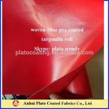 Lona de pvc cubierta material de lona fabricado por Plato